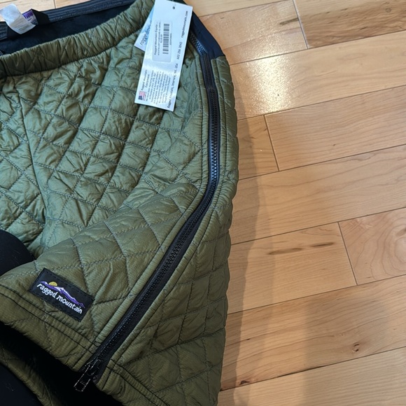 Ragged mountain men’s loft knickers. Quilted. XL. Green. Full zip. NWT - Picture 6 of 8